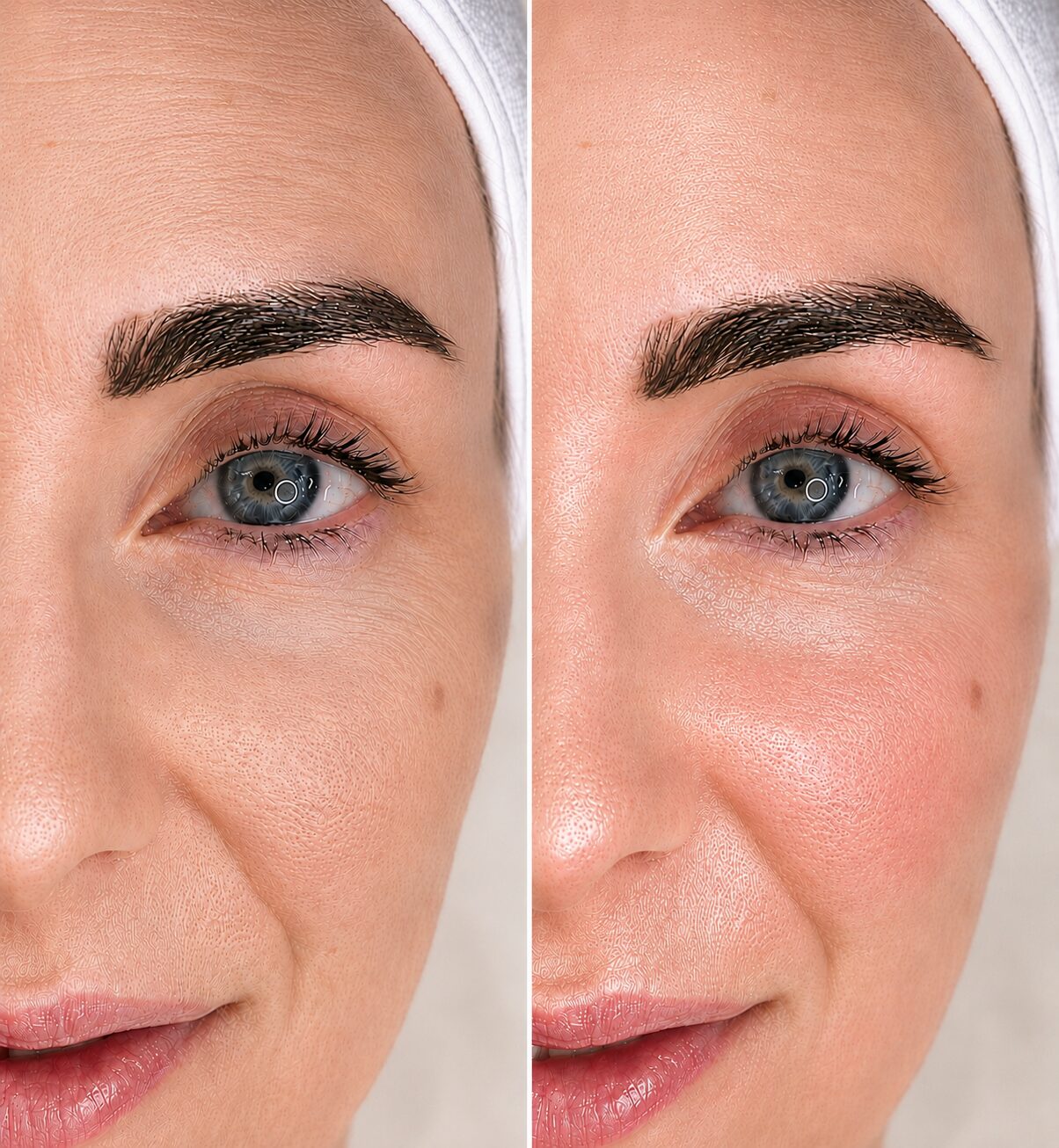 Signature Hydro Glow — before and after result